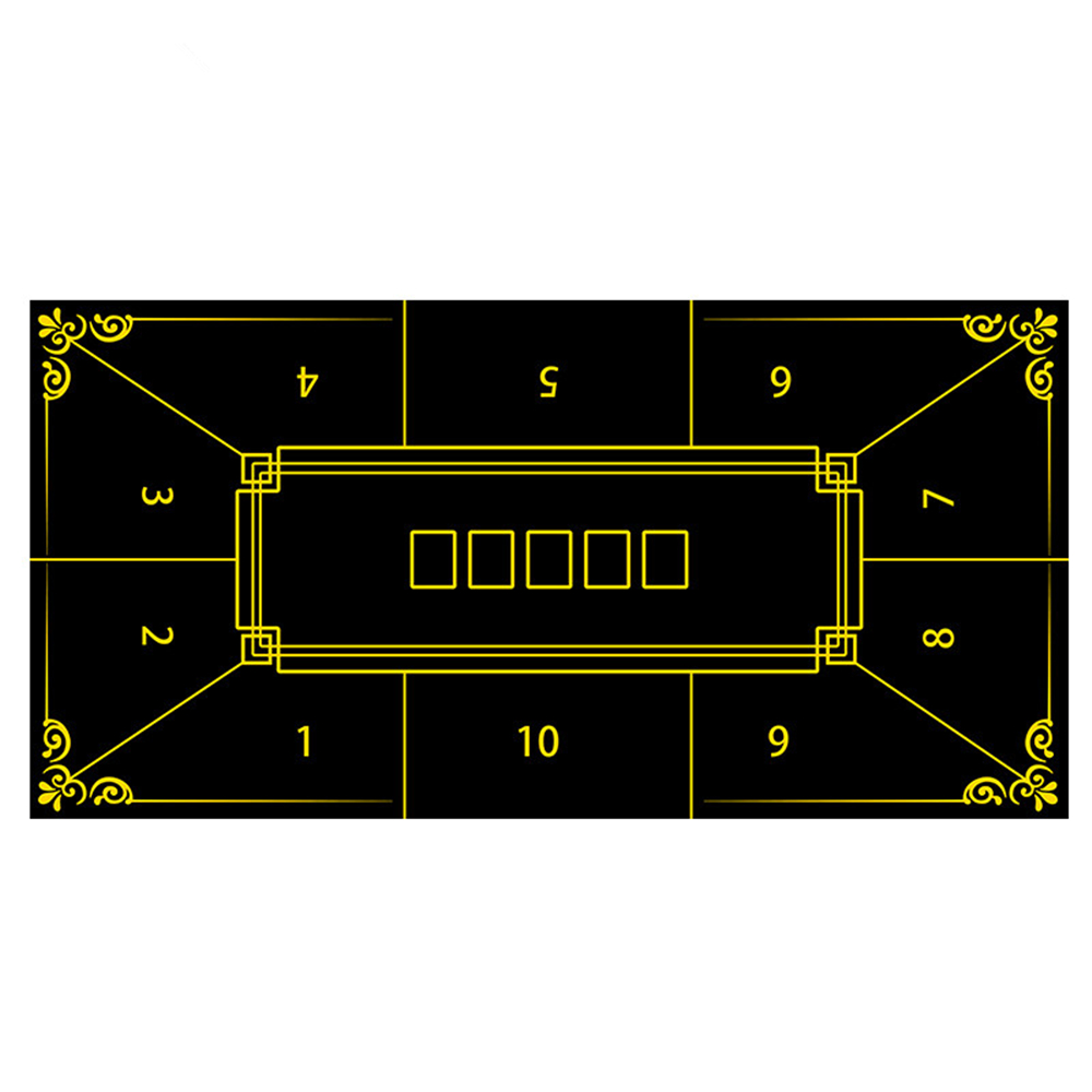 Gaming Desk Mat - ผ้าปูโต๊ะโป๊กเกอร์ยางหนา สำหรับคาสิโน เท็กซัส โฮลเอ็ม แผ่นรองโต๊ะเกม แผ่นรองโต๊ะเล่นเกม