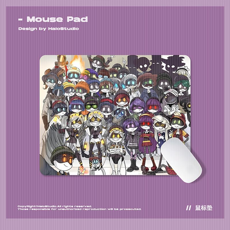 Gaming Desk Mat - แผ่นรองเมาส์ลายการ์ตูนอนิเมะ Murder Drones สำหรับตกแต่งโต๊ะทำงาน แผ่นรองคีย์บอร์ดสำหรับเล่นเกมบนแล็ปท็อปและเดสก์ท็อป