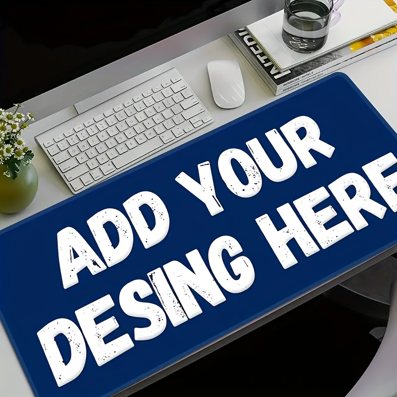 Gaming Desk Mat - แผ่นรองเมาส์แบบกำหนดเอง พิมพ์ภาพส่วนตัว กันลื่น ทำจากยาง นุ่มสบาย สำหรับใช้ที่บ้าน