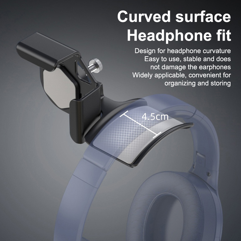 Headset Stand - ที่แขวนหูฟังแบบใหม่ ที่แขวนจอคอมพิวเตอร์ ตะขอแขวนผนัง ที่วางหูฟัง ที่แขวนหูฟังอเนกประสงค์ ตะขอแขวนหูฟังแบบแข็งแรง