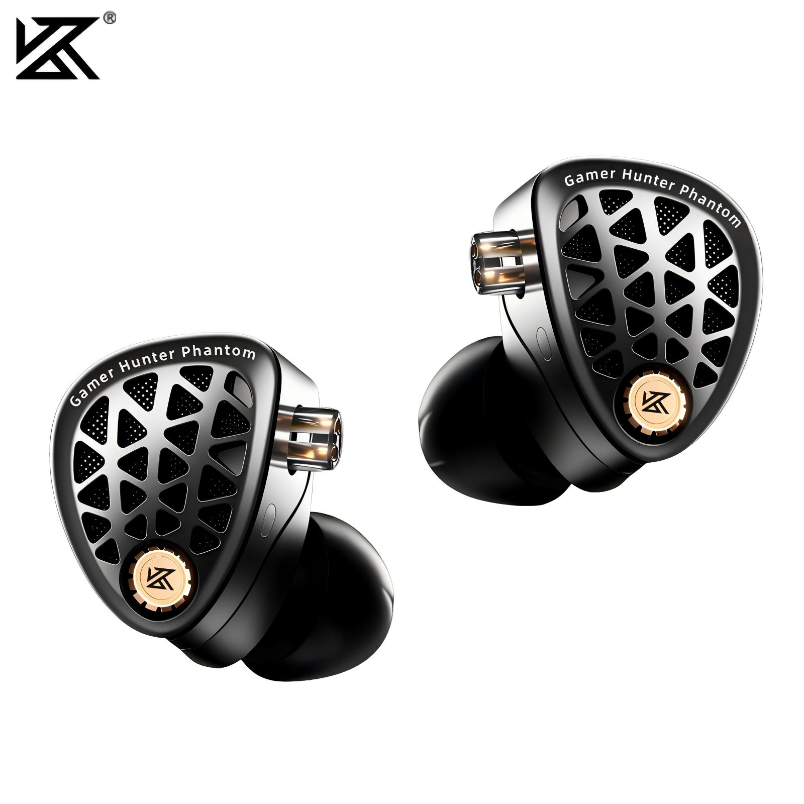 Pc Gaming Earphones - หูฟังเกมมิ่ง KZ Phantom HiFi ระดับเรือธง พร้อมการ์ดเสียง