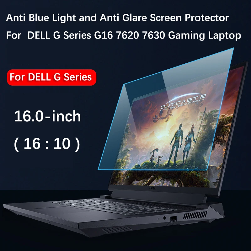 Pc Gaming Dell - 2X ป้องกันแสงสีฟ้าและป้องกันแสงสะท้อนป้องกันหน้าจอสำหรับ 2023 DELL G ซีรีส์