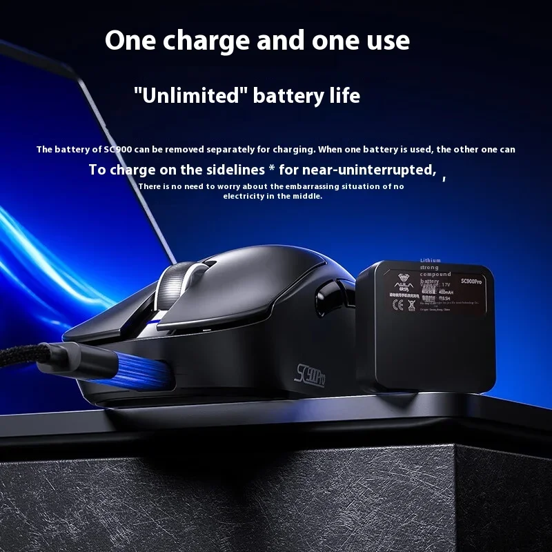 Fps Gaming Mouse - AULA SC900 เมาส์เมาส์ Paw3950 Tri Mode