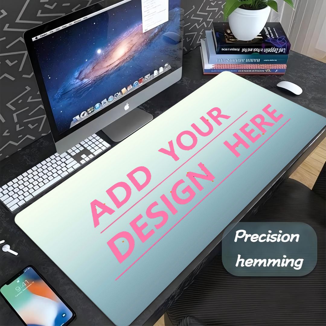 Gaming Desk Mat - แผ่นรองเมาส์แบบกำหนดเอง พิมพ์รูปภาพ โลโก้ กันน้ำ แผ่นรองโต๊ะขนาดใหญ่ สำหรับเล่นเกมส์