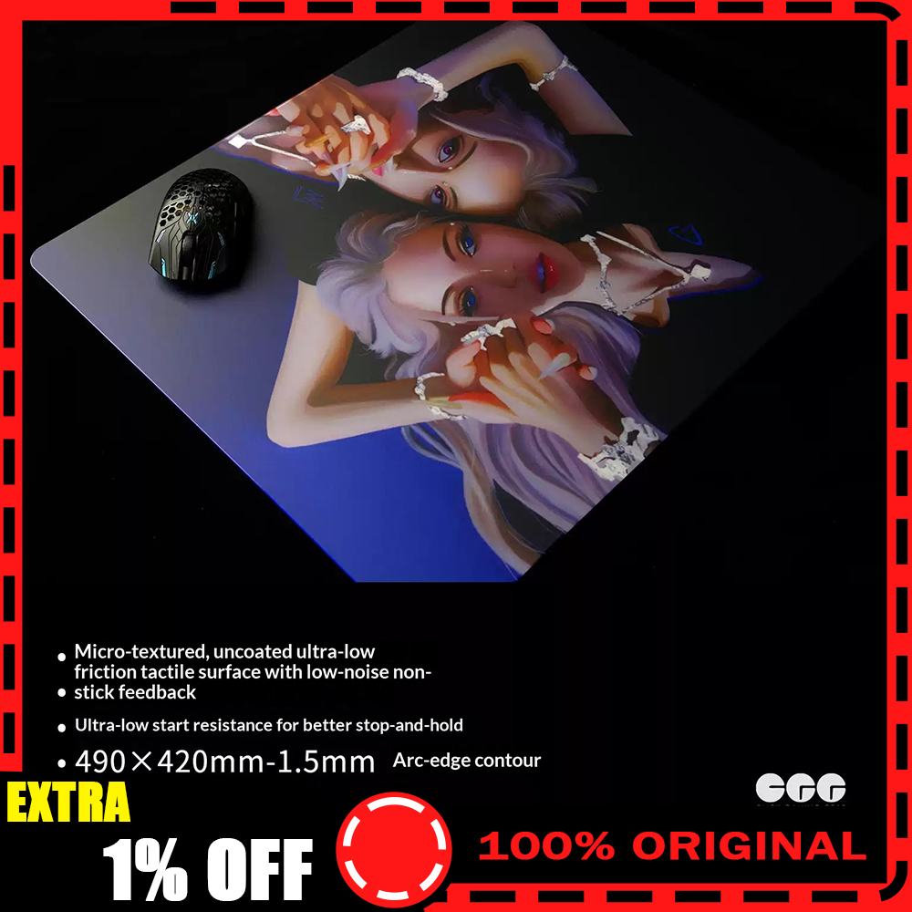 Fps Gaming Mouse - คลิก เกมมิ่ง เกียร์ ทวิน กลาสแผ่นรองเมาส์ FPS