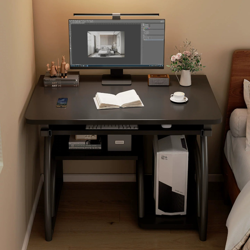 Pc Gaming Zimmer - โต๊ะคอมพิวเตอร์สไตล์นอร์ดิก โต๊ะทำงานมินิมอล โต๊ะคอมพิวเตอร์หรูหรา โต๊ะทำงานสำหรับห้องนอน โต๊ะทำงานผู้บริหาร โต๊ะเกมมิ่ง