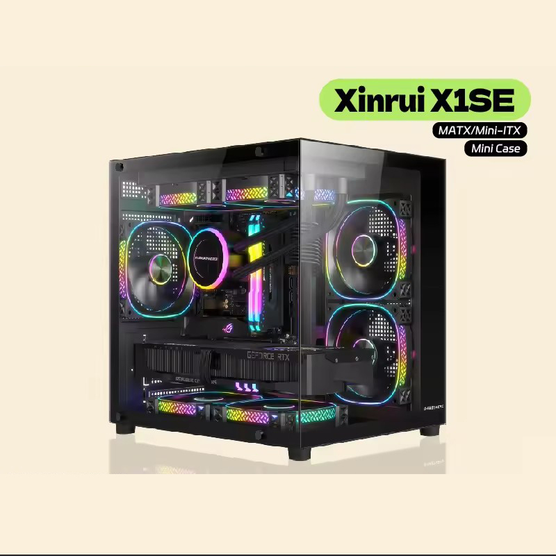 Pc Gaming Dell - เคสคอมพิวเตอร์ G-PARTNERS Xinrui X1SE MATX Mini-ITX