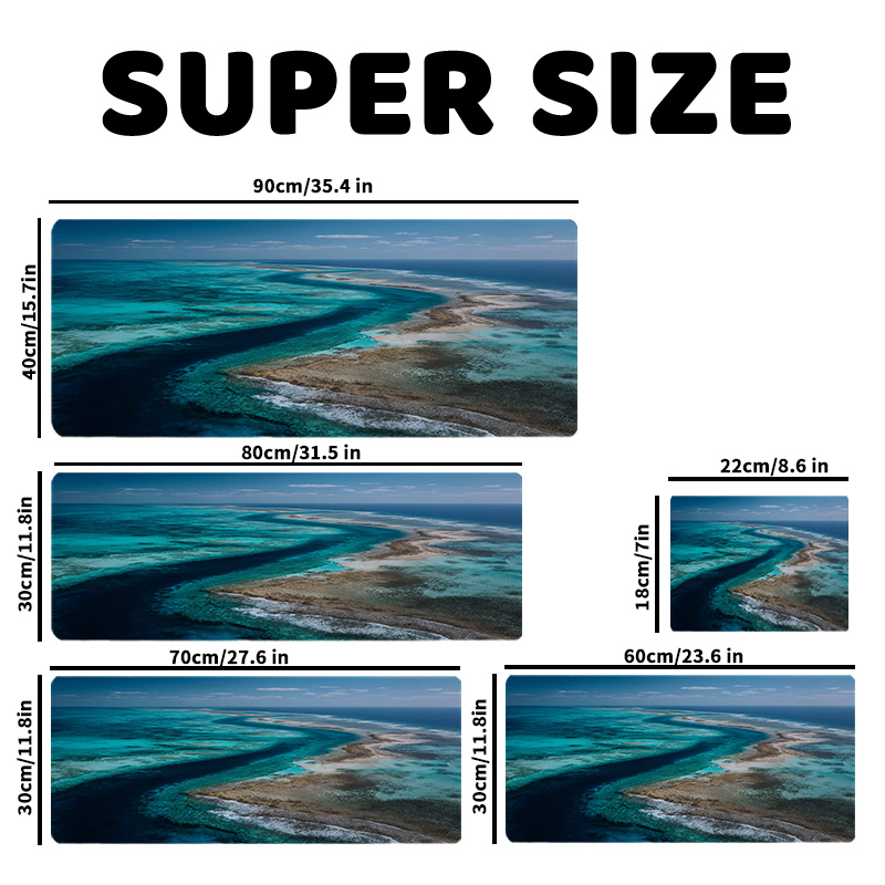 แผ่นรองเมาส์ขนาดใหญ่แบบกำหนดเอ - Gaming Desk Mat บทวิจารณ์และราคา