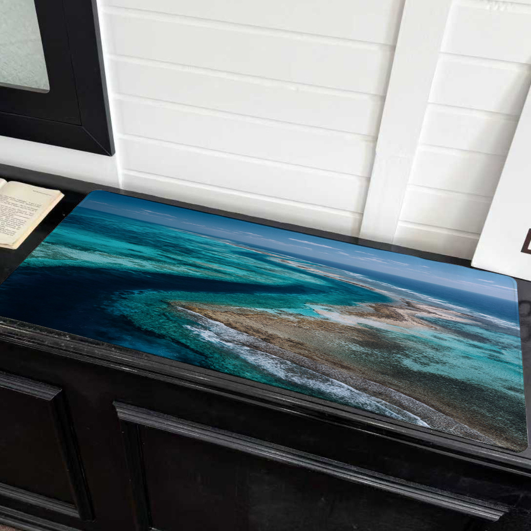 แผ่นรองเมาส์ขนาดใหญ่แบบกำหนดเอ - Gaming Desk Mat บทวิจารณ์และราคา