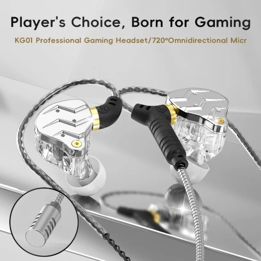 หูฟังพร้อมไมโครโฟนแบบมีสายสำหร - Pc Gaming Earphones บทวิจารณ์และราคา
