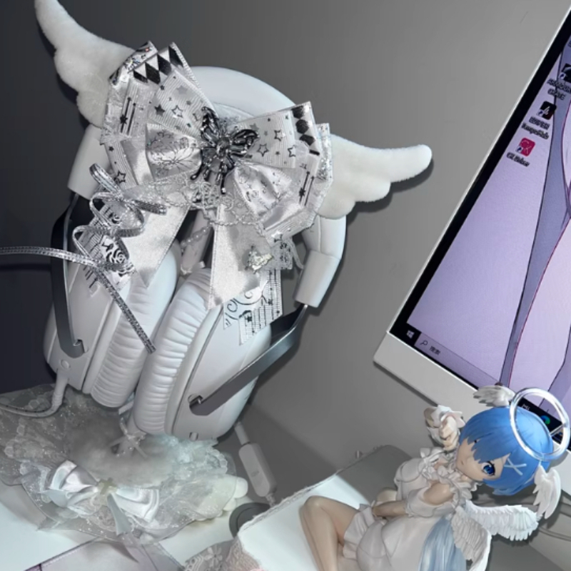 ที่วางหูฟังรูปปีกนางฟ้า แบบกำห - Headset Stand บทวิจารณ์และราคา