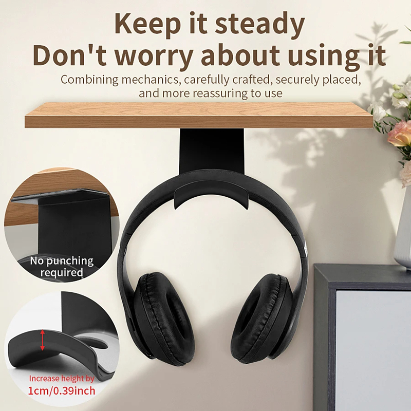 ขาตั้งหูฟังอเนกประสงค์แบบติดผน - Headset Stand บทวิจารณ์และราคา