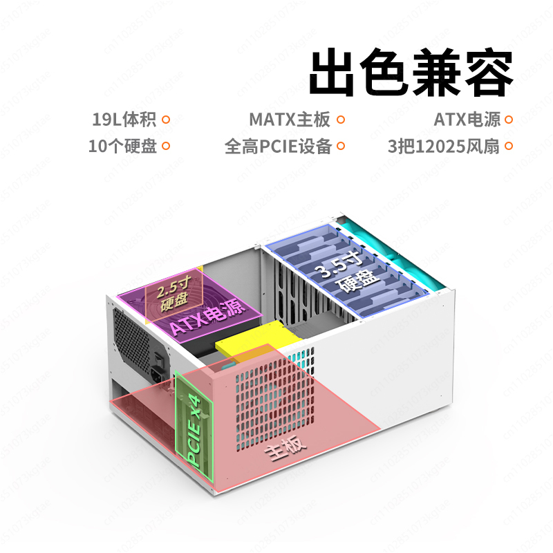 เคส NAS 8 ช่อง รุ่น B8 รองรับเ - Atx Power Supply บทวิจารณ์และราคา