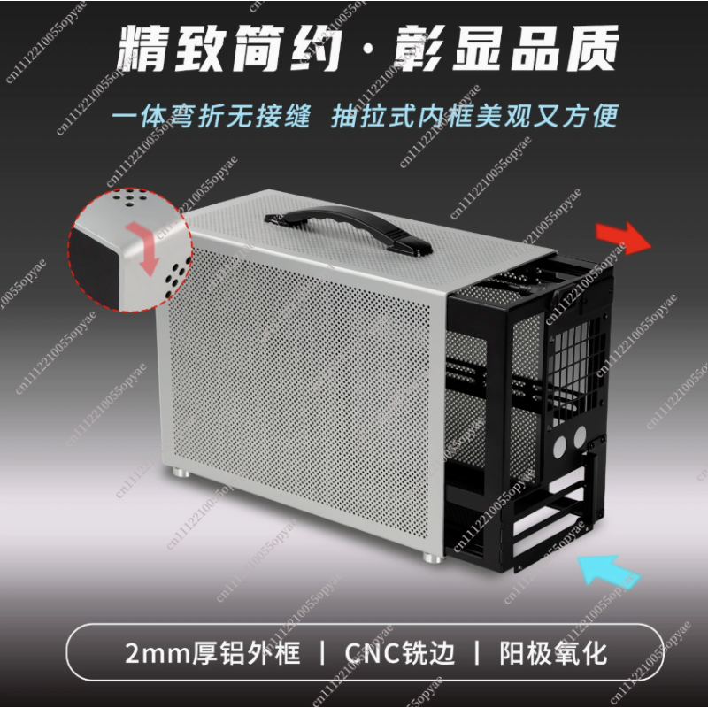 D3 อลูมิเนียมมินิพีซีเคส 280 ร - Atx Power Supply บทวิจารณ์และราคา
