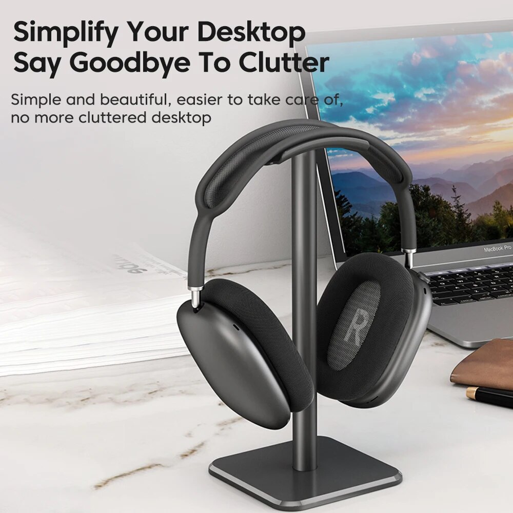 Universal ขาตั้งหูฟังอลูมิเนีย - Headset Stand บทวิจารณ์และราคา
