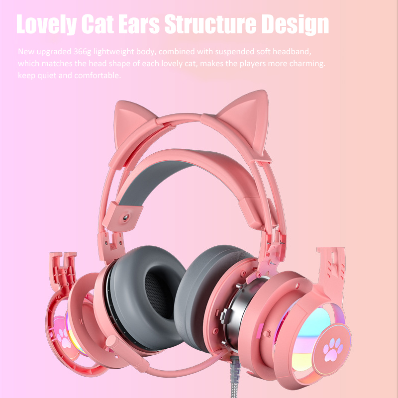 ชุดหูฟังสำหรับเด็กผู้หญิงสีชมพ - Pc Gaming Earphones บทวิจารณ์และราคา
