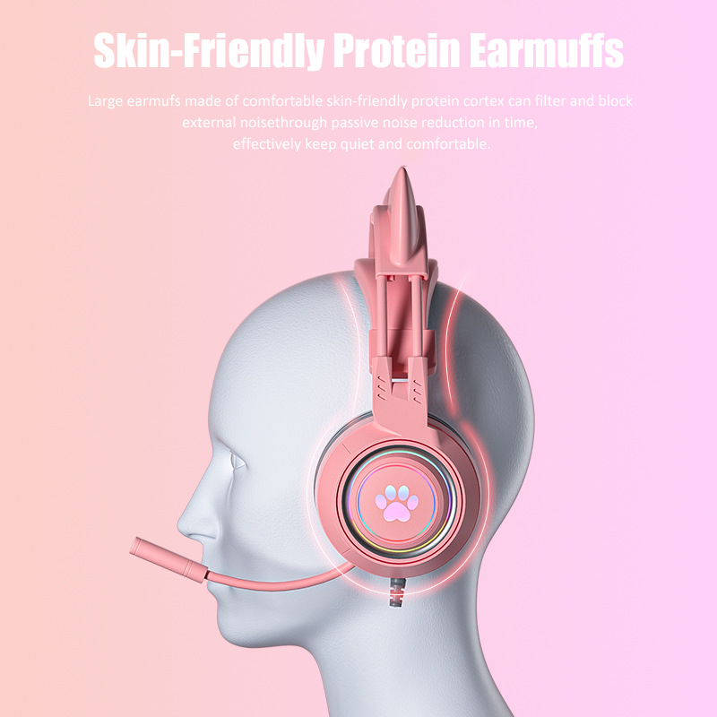 ชุดหูฟังสำหรับเด็กผู้หญิงสีชมพ - Pc Gaming Earphones บทวิจารณ์และราคา