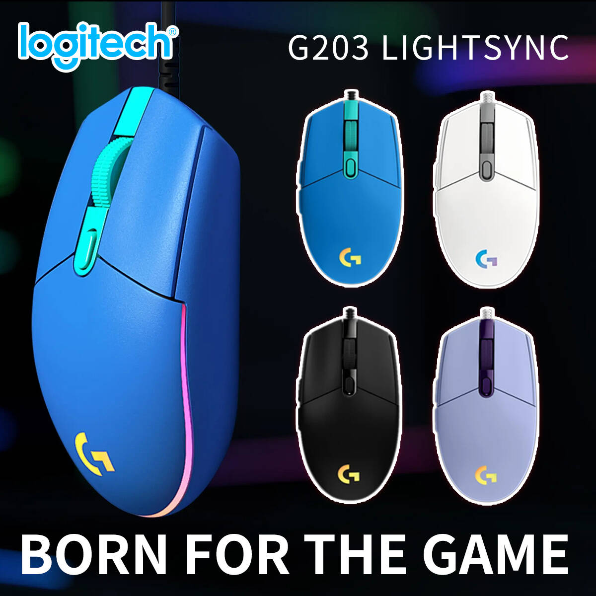 เมาส์เกมมิ่งแบบมีสาย Logitech  - Pc Gaming Entry Level บทวิจารณ์และราคา