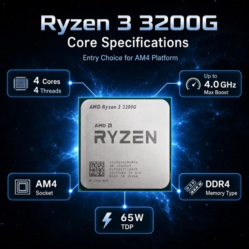เอพียูระดับเริ่มต้นสำหรับเดสก์ - Pc Gaming Entry Level บทวิจารณ์และราคา