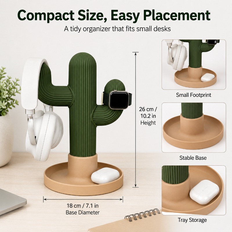 ที่วางหูฟังแบบมินิมอลรูปกระบอง - Headset Stand บทวิจารณ์และราคา